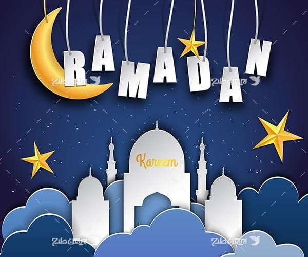 طرح وکتور بک گراند رمضان