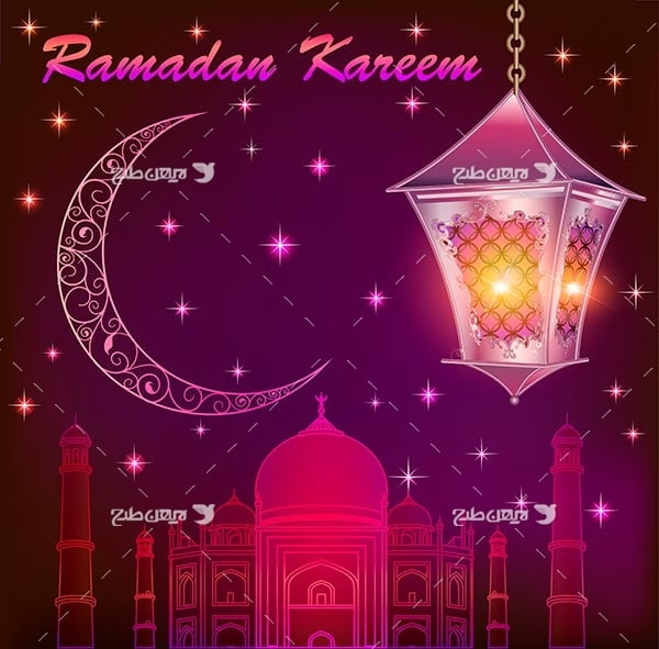 وکتور گرافیکی ماه رمضان