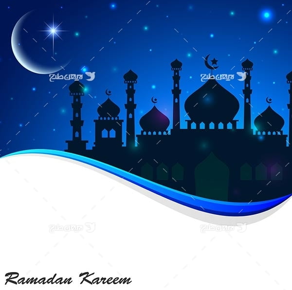 وکتور ماه رمضان