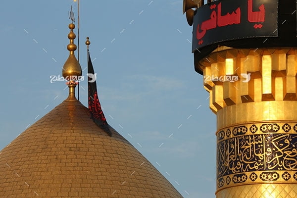 تصویر با کیفیت از گنبد امام حسین علیه السلام