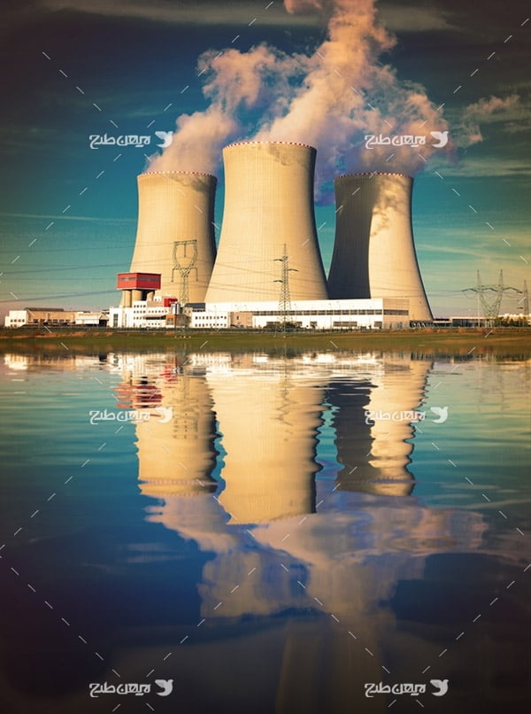 تصویر صنعتی از نیروگاه هسته ای