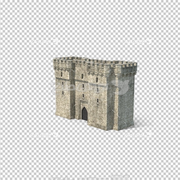 تصویردوربری سه بعدی قلعه قدیمی