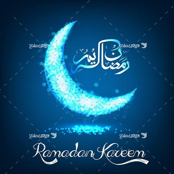 وکتور گرافیکی ماه رمضان