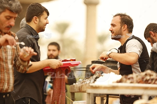 عکس چای صلواتی در پیاده روی اربعین حسینی