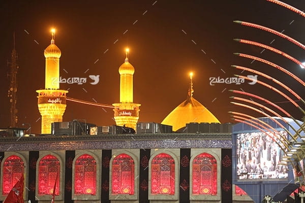 تصویر با کیفیت از حرم،گنبد و ضریح امام حسین علیه السلام