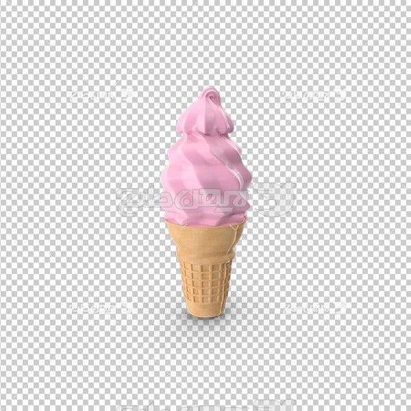 تصویر دوربری سه بعدی بستنی