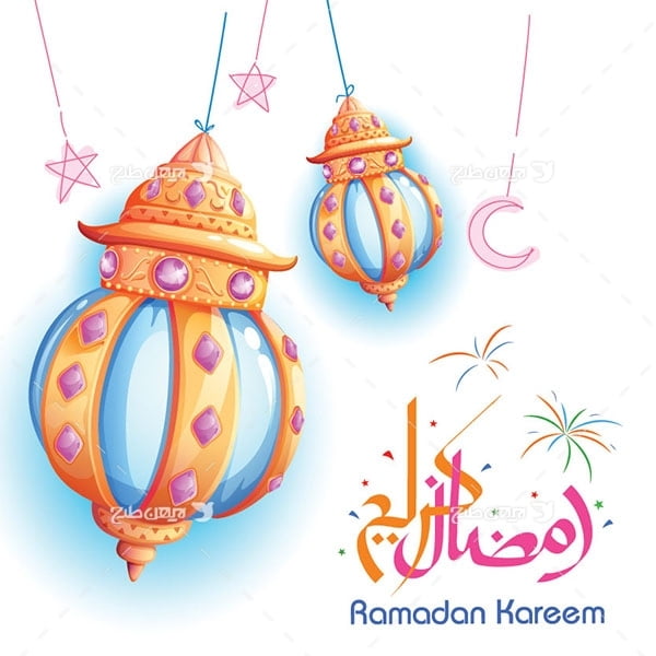 طرح وکتور به مناسب ماه رمضان