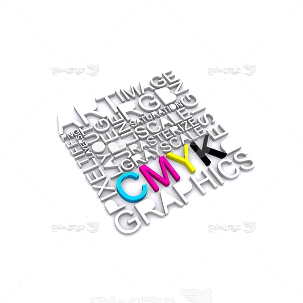 عکس نماد رنگ چاپ و تبلیغات CMYK