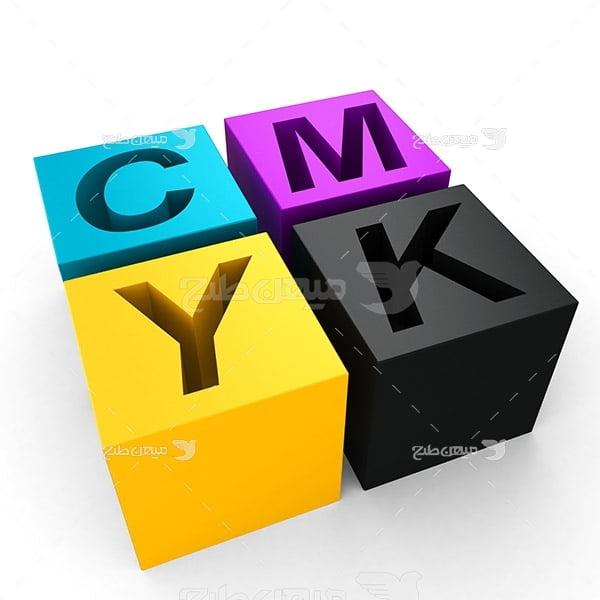 ﻿عکس نماد رنگ چاپ و تبلیغات CMYK