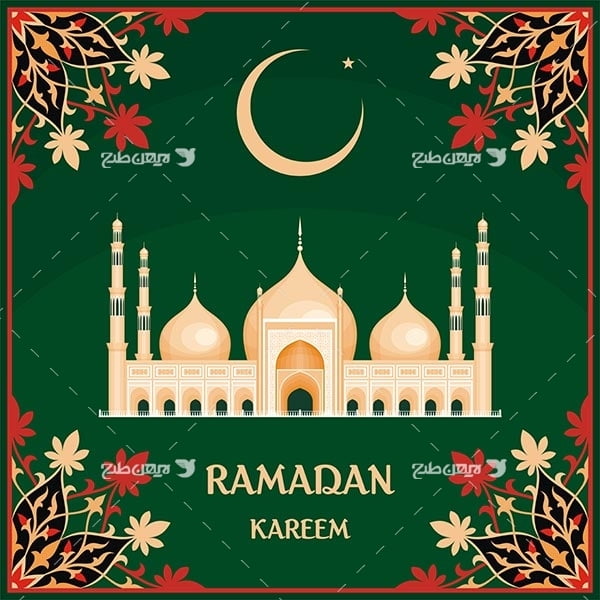 وکتور ماه رمضان