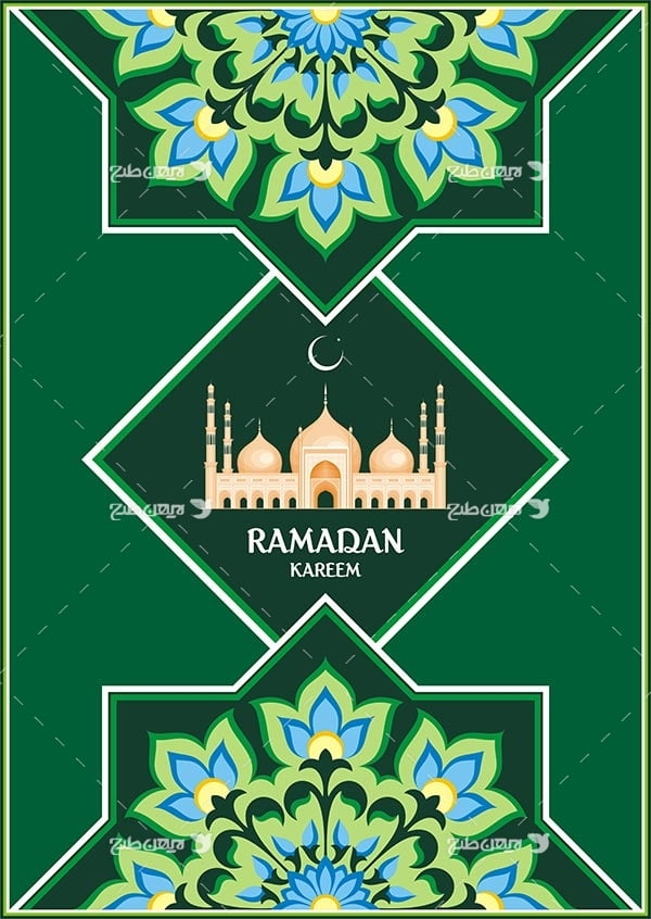 وکتور گرافیکی ماه رمضان