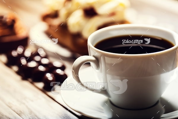 عکس قهوه و شیرینی