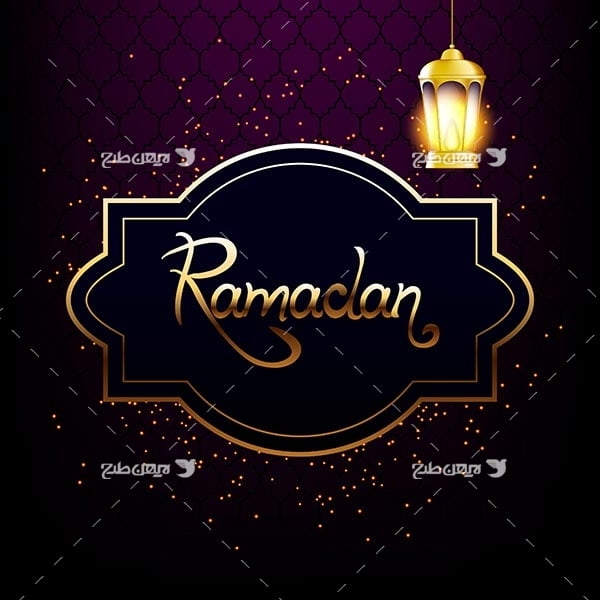 وکتور گرافیکی ماه رمضان