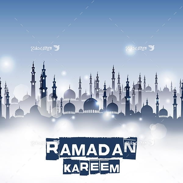 طرح وکتور بک گراند رمضان