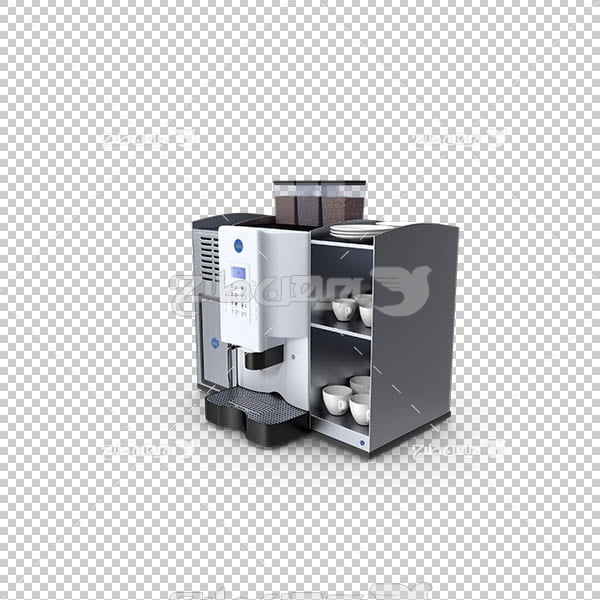 تصویر سه بعدی دوربری ماشین قهوه ساز