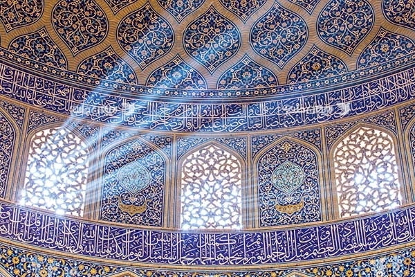 تصویر داخلی مسجد نصیر الملک