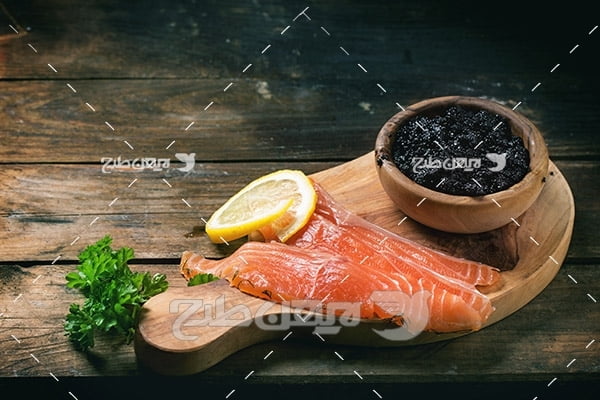 عکس ماهی،گوشت ماهی,غذای ماهی سبزیجات 