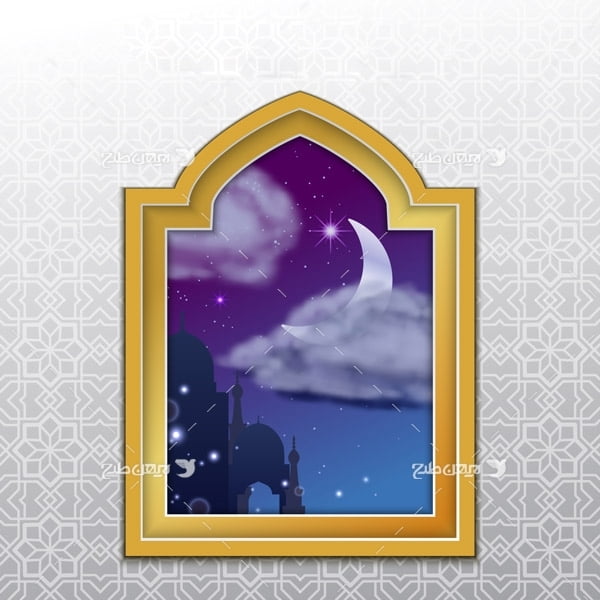 وکتور ماه رمضان