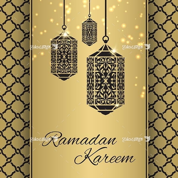 وکتور گرافیکی ماه رمضان