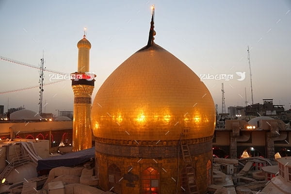 تصویر با کیفیت از حرم،گنبد و ضریح امام حسین علیه السلام