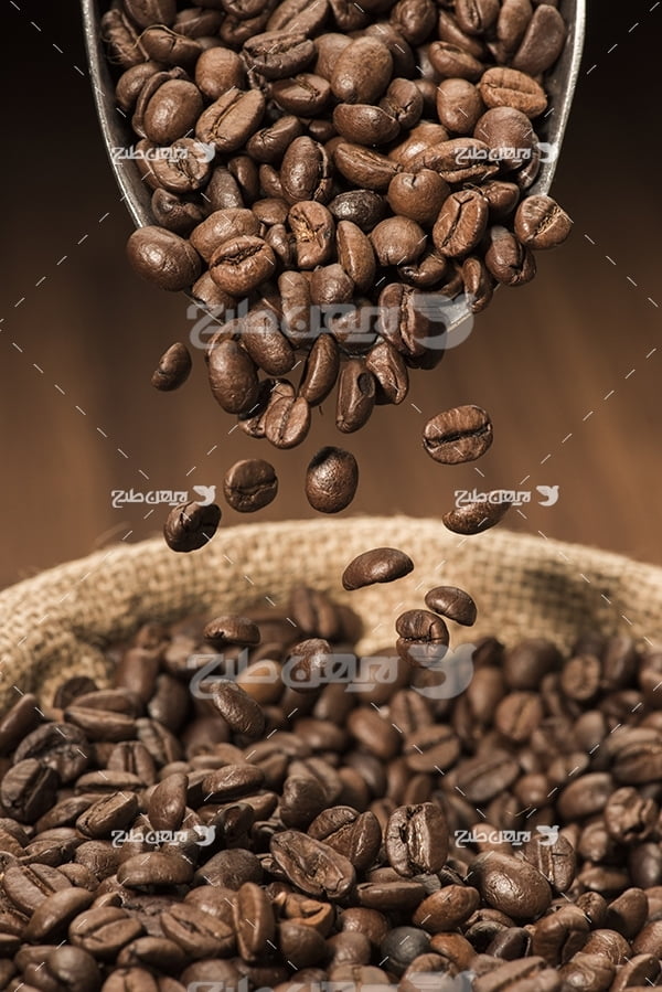 عکس دانه های قهوه