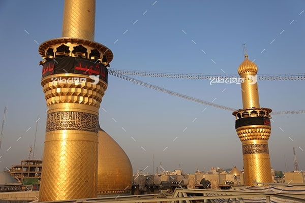 تصویر با کیفیت از گنبد امام حسین علیه السلام