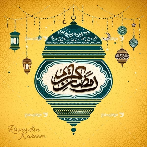 وکتور ماه رمضان