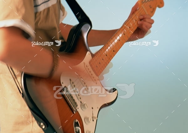 تصویر موسیقی گیتار راک