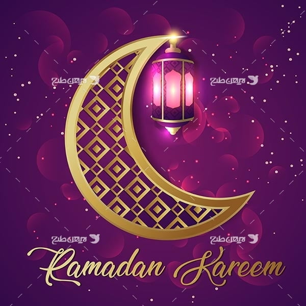 وکتور گرافیکی ماه رمضان