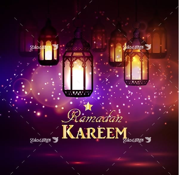 وکتور ماه رمضان