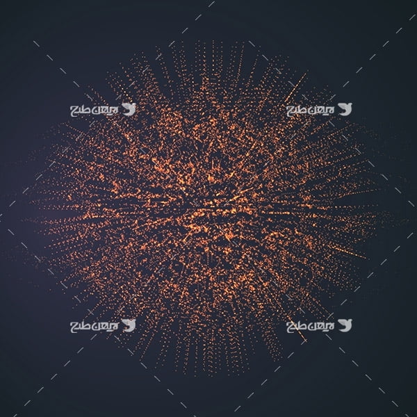 طرح وکتور بک گراند انفجار نور