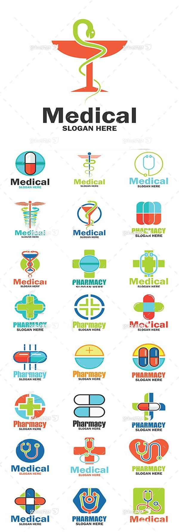 لوگو با موضوع پزشکی