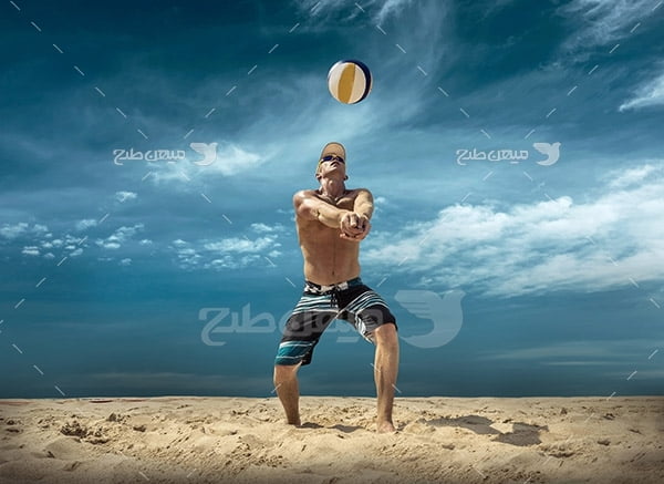 عکس ورزش والیبال ساحلی