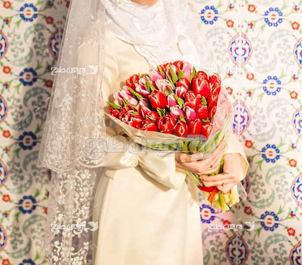 عکس عروس باحجاب
