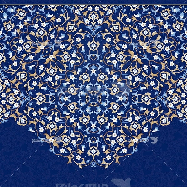 وکتور نقوش طرح گلبرگ