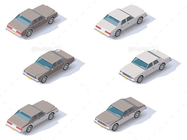 طرح گرافیکی وکتور با موضوع اتومبیل