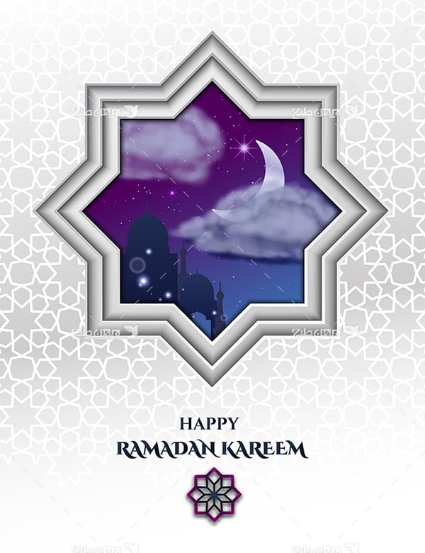 وکتور ماه رمضان