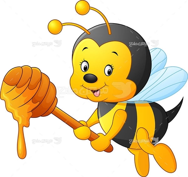 طرح گرافیکی وکتور زنبور عسل