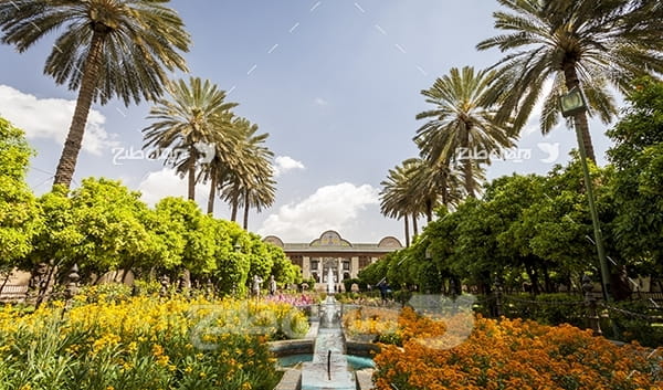 عکس زیبا از باغ نارنجستان قوام شیراز