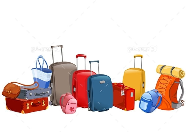 وکتور کیف و چمدان