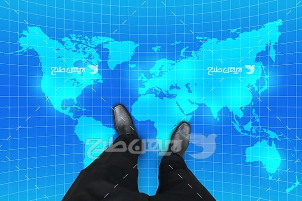 عکس نقشه جهان