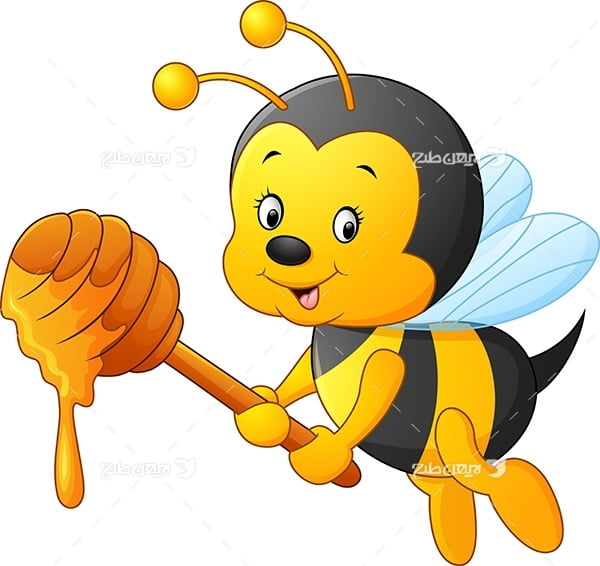 طرح گرافیکی وکتور زنبورعسل