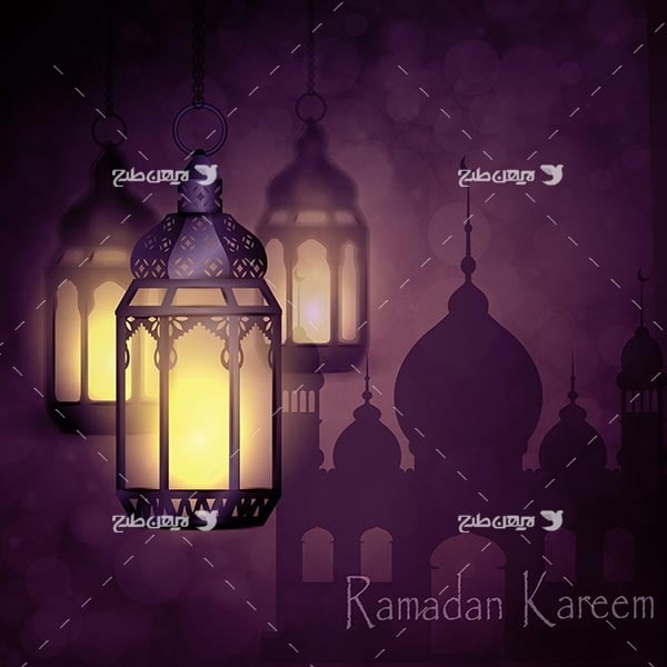 وکتور ماه رمضان