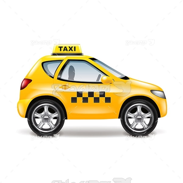 وکتور ماشین تاکسی 