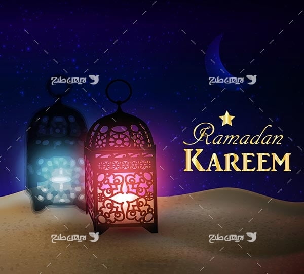 طرح وکتور بک گراند رمضان