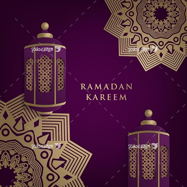 وکتور ماه رمضان