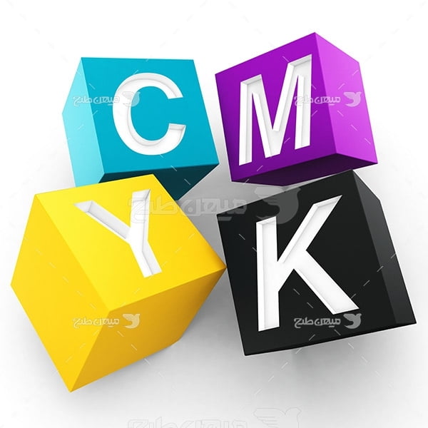 عکس نماد رنگ چاپ و تبلیغات CMYK