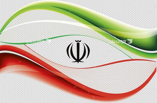 طرح لایه باز پرچم ایران