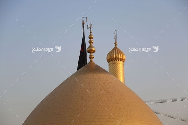 تصویر با کیفیت از گنبد امام حسین علیه السلام