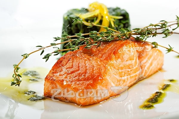ماهی،گوشت ماهی,غذای ماهی سبزیجات